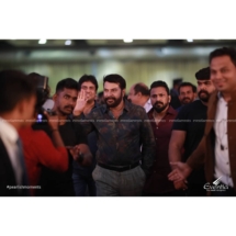 The ever-charming and handsome, our own Megastar, at the big fat #pearlish wedding!It was our pleasure, a privilege to host our own Mammookka!@mammootty@pearlemaany@srinish_aravind@eve (1)